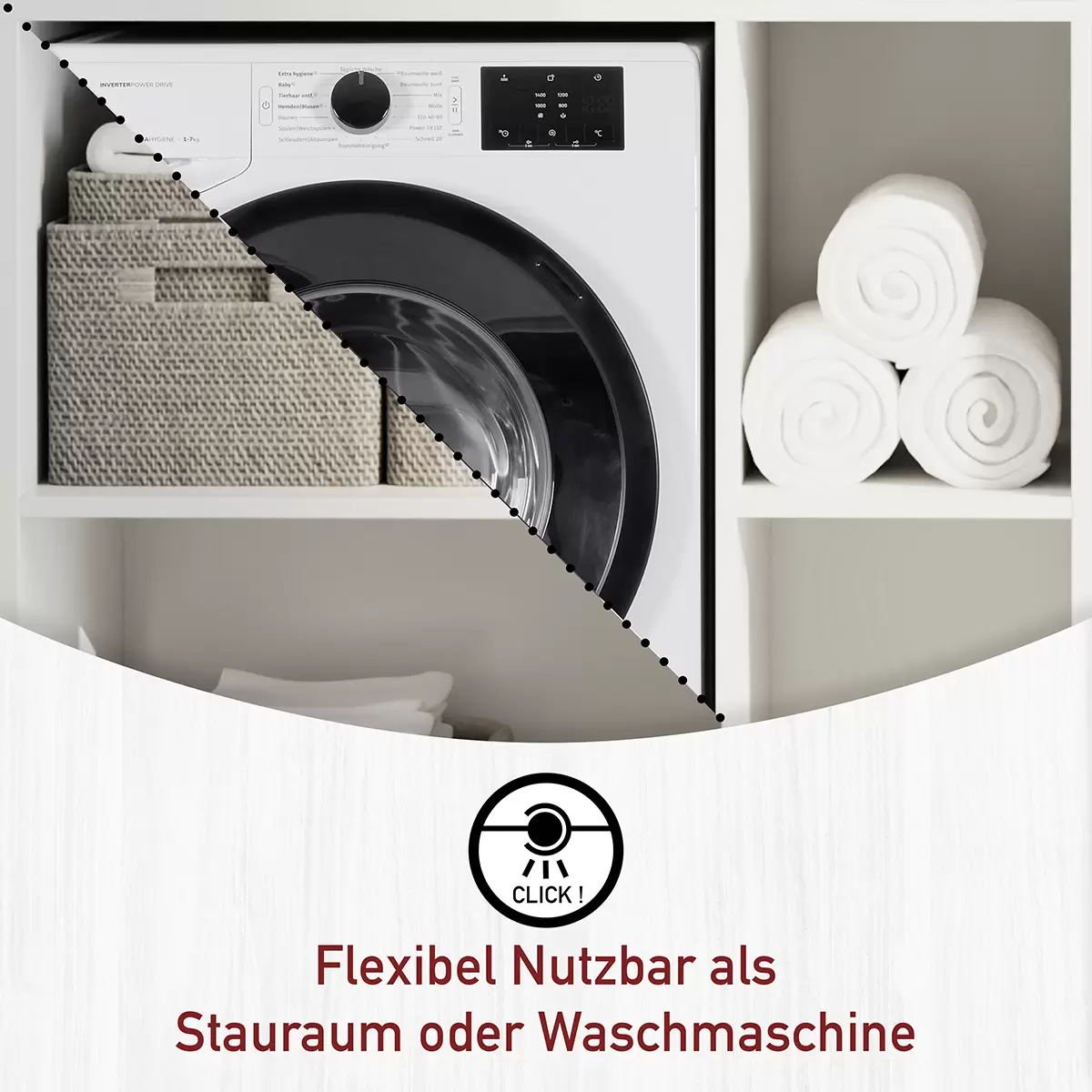 Mehrzwecktisch Galleria Bianco weiss