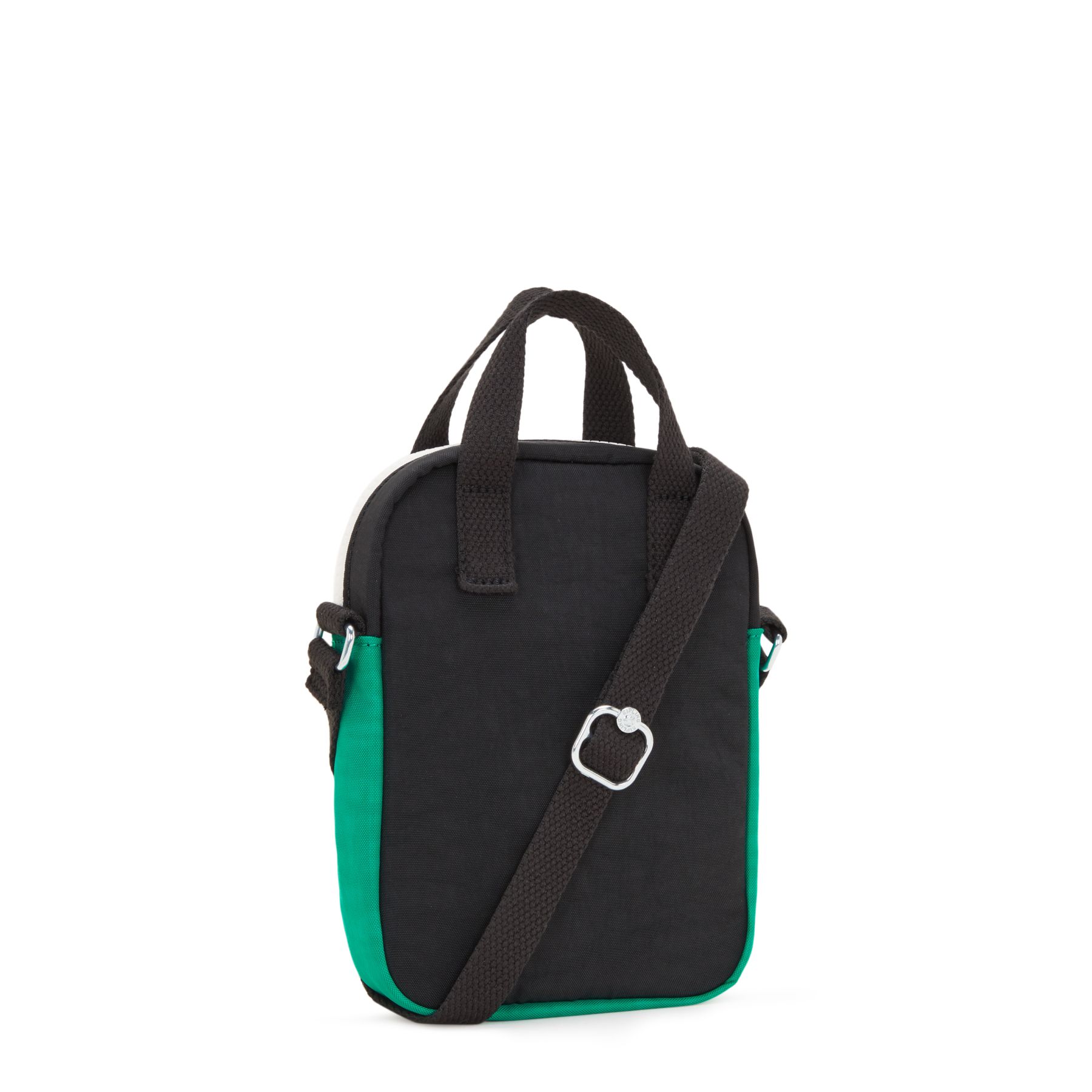 LEVY Petit sac à bandoulière zippé avec anses - Deep Green Black Block