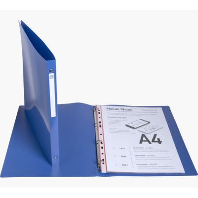 Exacompta BeeBlue - Classeur souple 4 anneaux - Dos 20 mm - A4 - pour 140 feuilles - disponible dans différentes couleurs