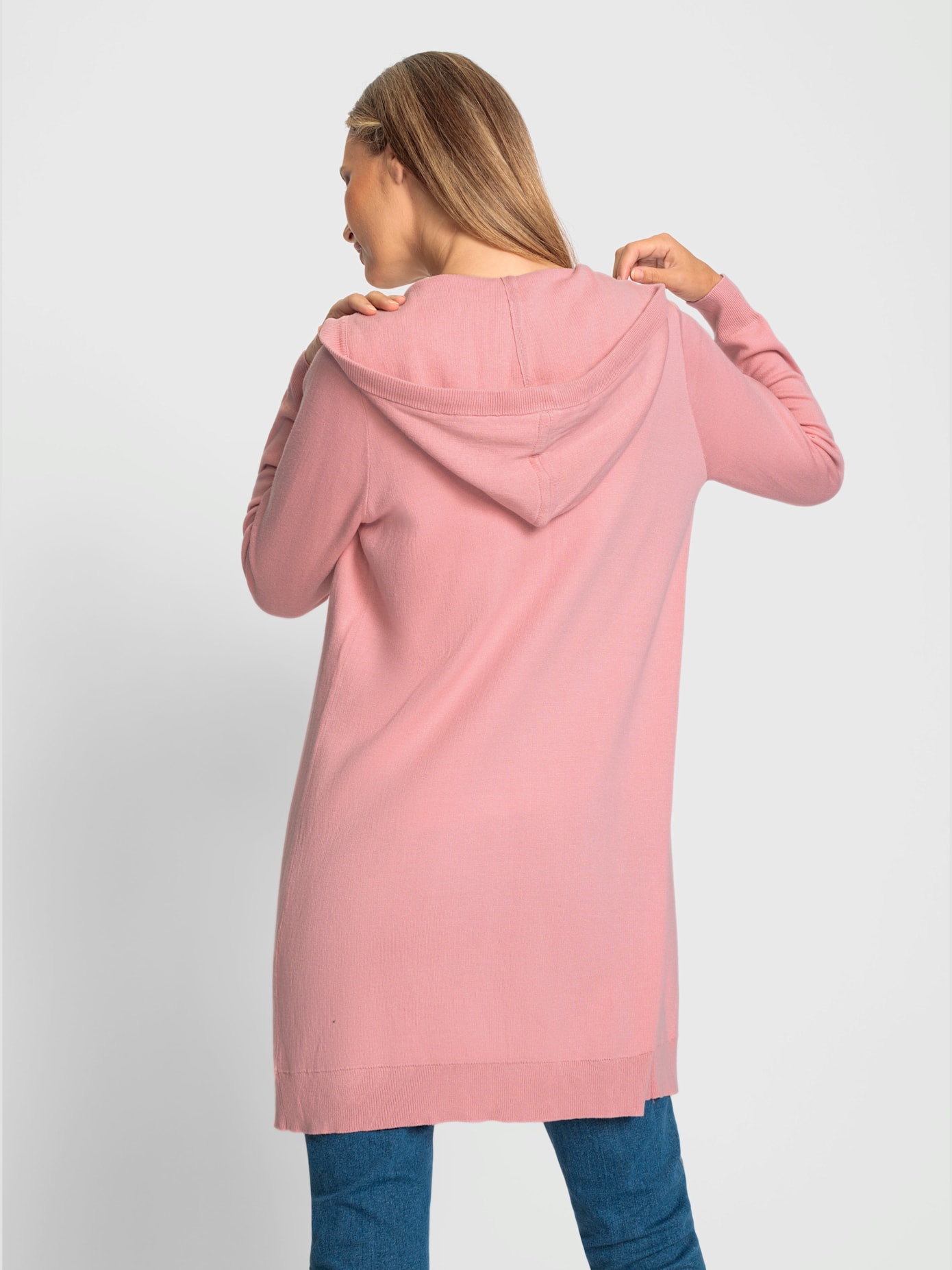 Veste en tricot imprimé transfert couleur argenté