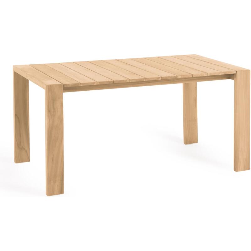 Table d'extérieur rectangle Victoire - bois de teck massif - L 200 x  P 100 cm