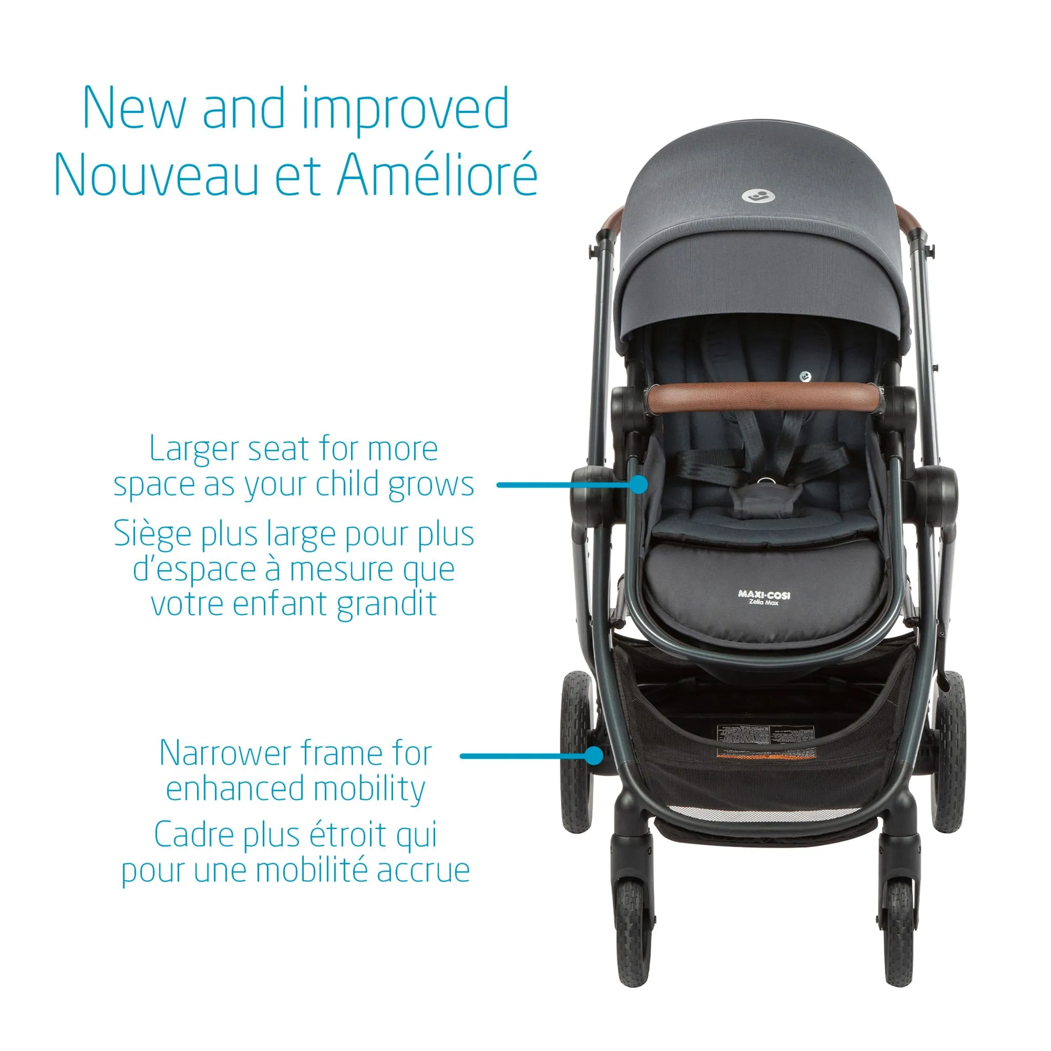 Maxi-cosi Système de Voyage Zelia Max - Northem Gris