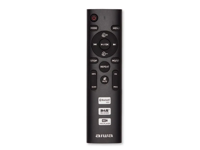 Aiwa BBTC-660DAB/MG, Analog & digital, DAB , FM, Afspiller, CD, Program, Top