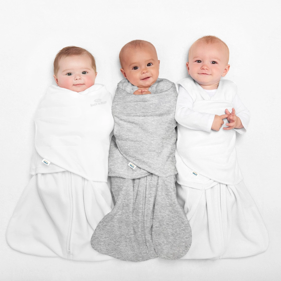 HALO® SleepSack® Wickelschlafsack weiß