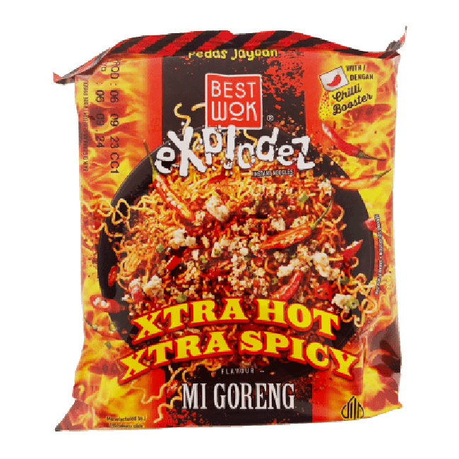 Best Wok Instant Mi Goreng Extra Heet Extra Pittig 75g