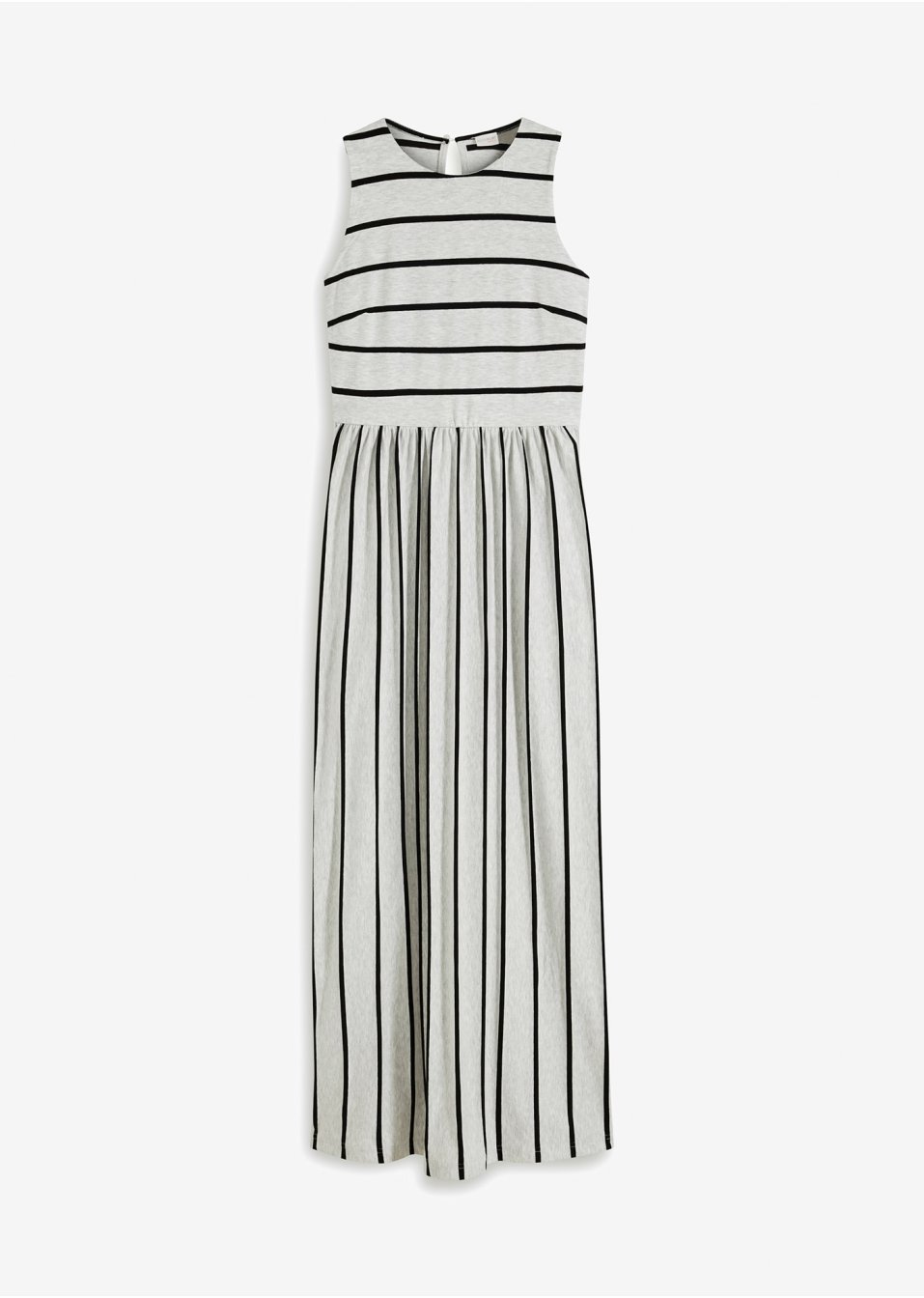 Robe longue, rayée