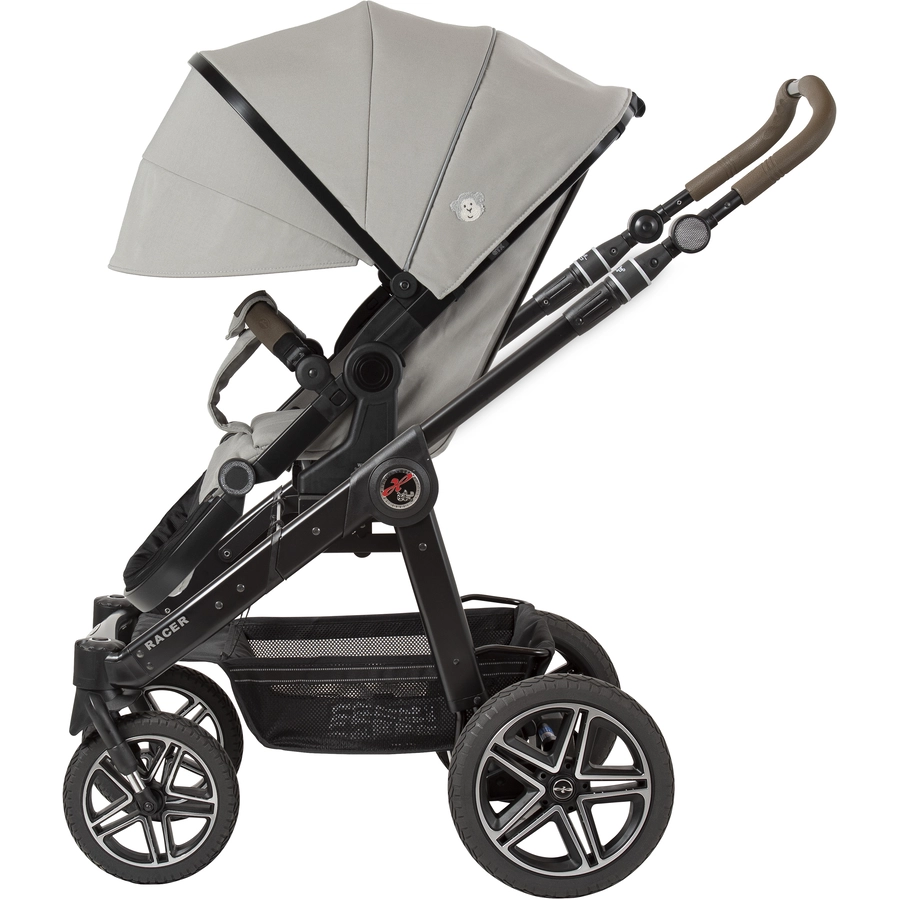 Hartan Kinderwagen Racer GTX mit Handbremse Bellybutton Caribe (922) Gestellfarbe schwarz
