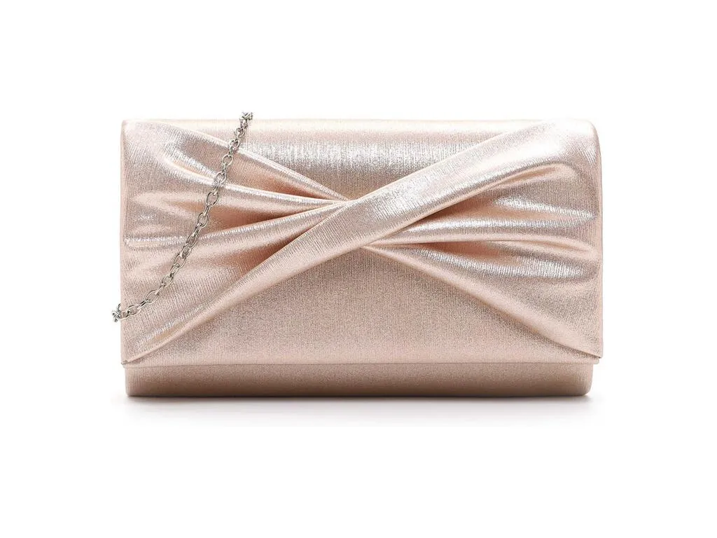 TAMARIS Clutch / Abendtasche Rosa Lederimitat
