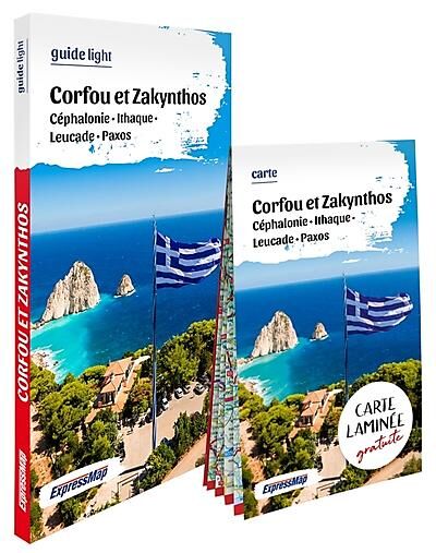 EXPRESSMAP - CORFOU ET ZAKYNTHOS GUIDE LIGHT