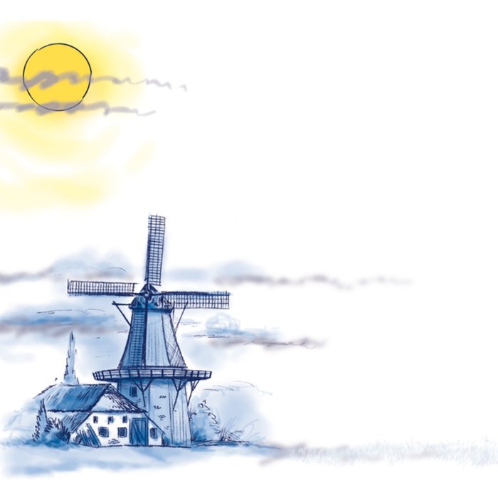Old Dutch | Condoleancekaart | Sterkte
