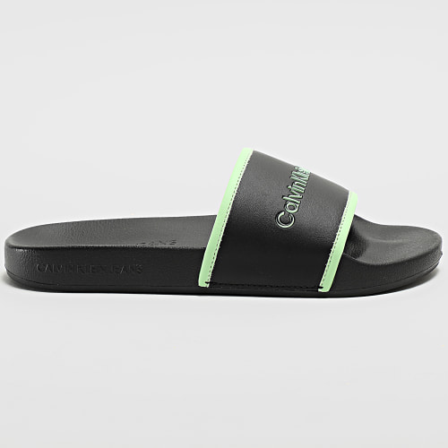 Claquettes Femme Institutional Slide 0594 Black Live Mist