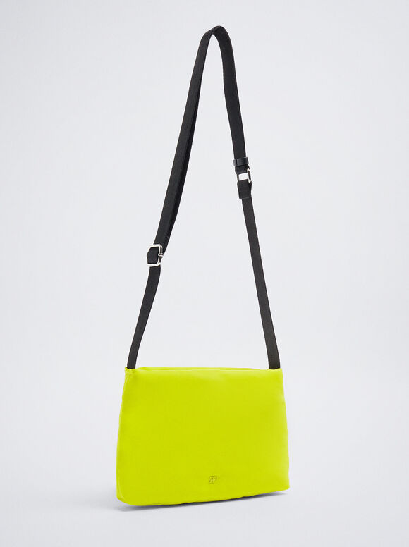 Bolsa de ombro de nylon - Amarela