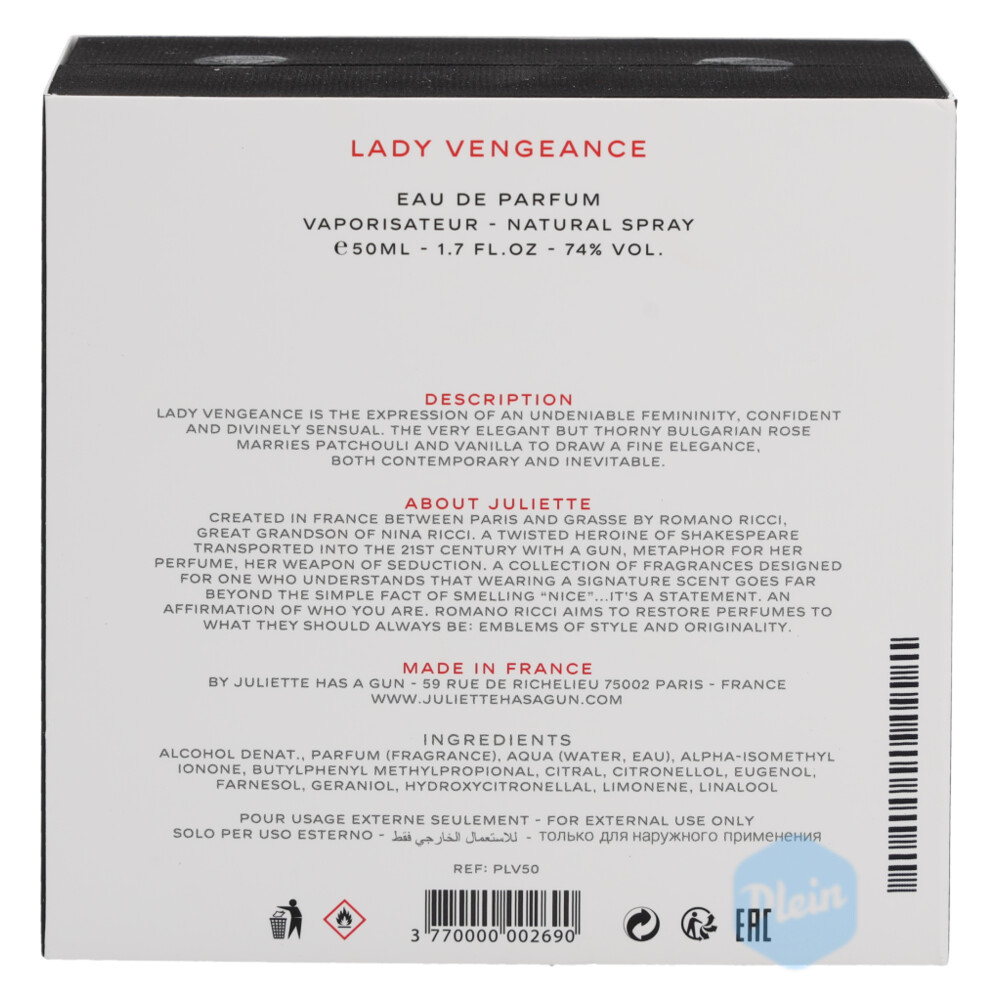 Juliette Has a Gun Lady Vengeance Eau de Parfum Spray50 ml
