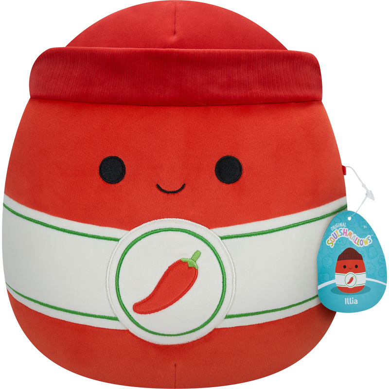 Squishmallows Plüschtier, Illian Sriracha-Sauce, 30 cm