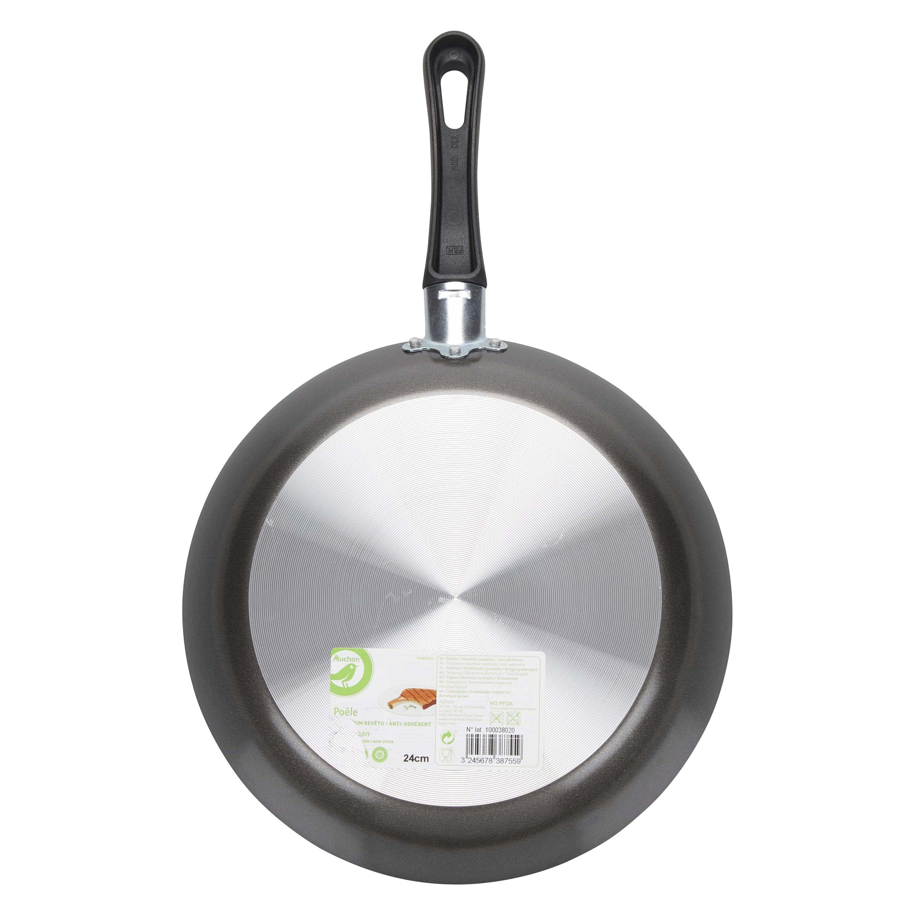 FRIGIDEIRA N/ APTO IND AUCHAN ALUMINIO 24 CM