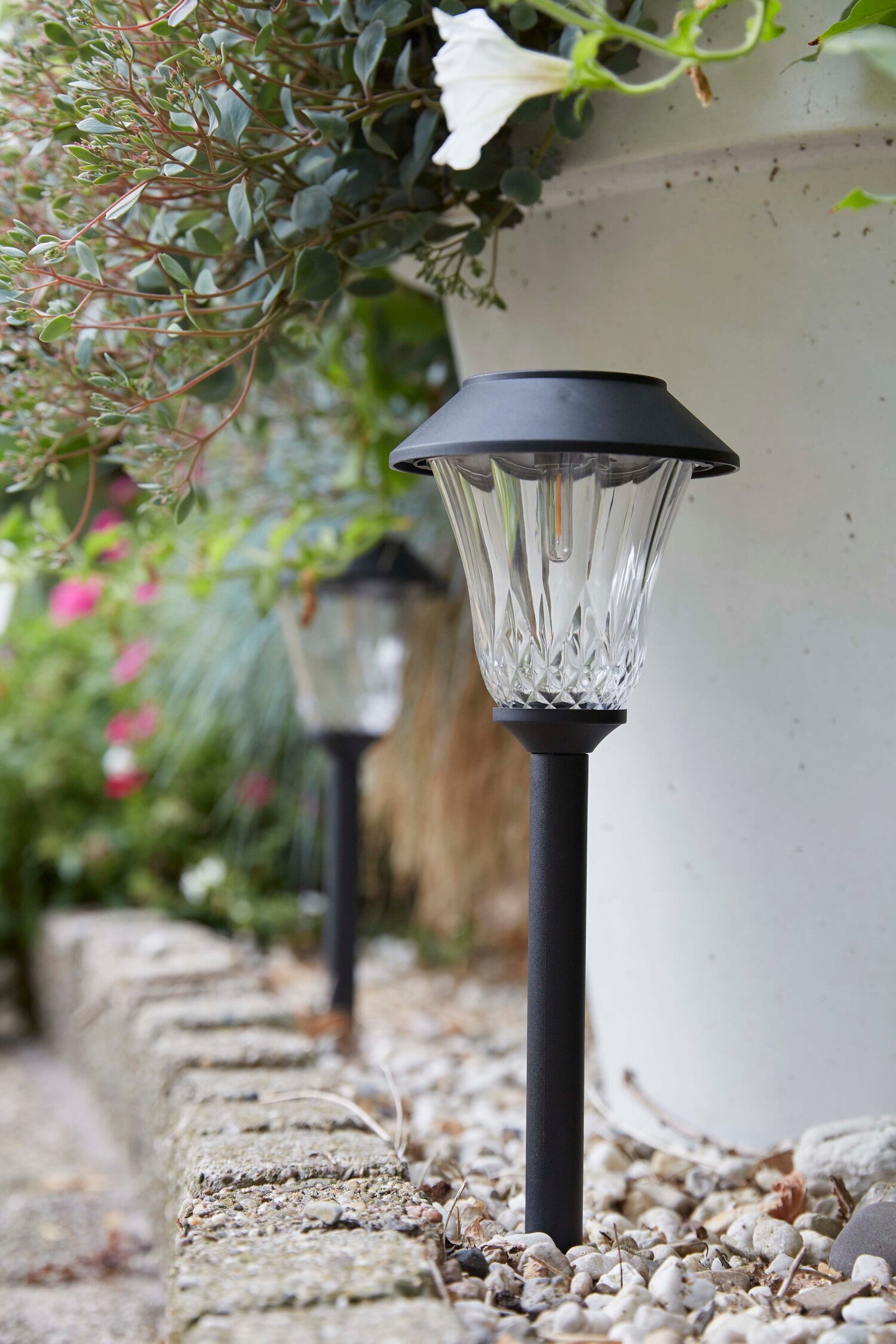 Luxform Lighting solar tuinlamp St. Tropez zwart D 12 H 41,5 cm