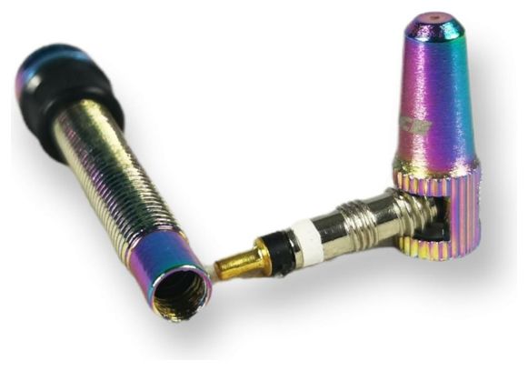 Paire de Valve Tubeless Ice Airflow 44 mm Oil Slick