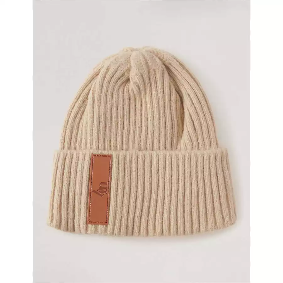BabyMocs Mütze Vegan beige