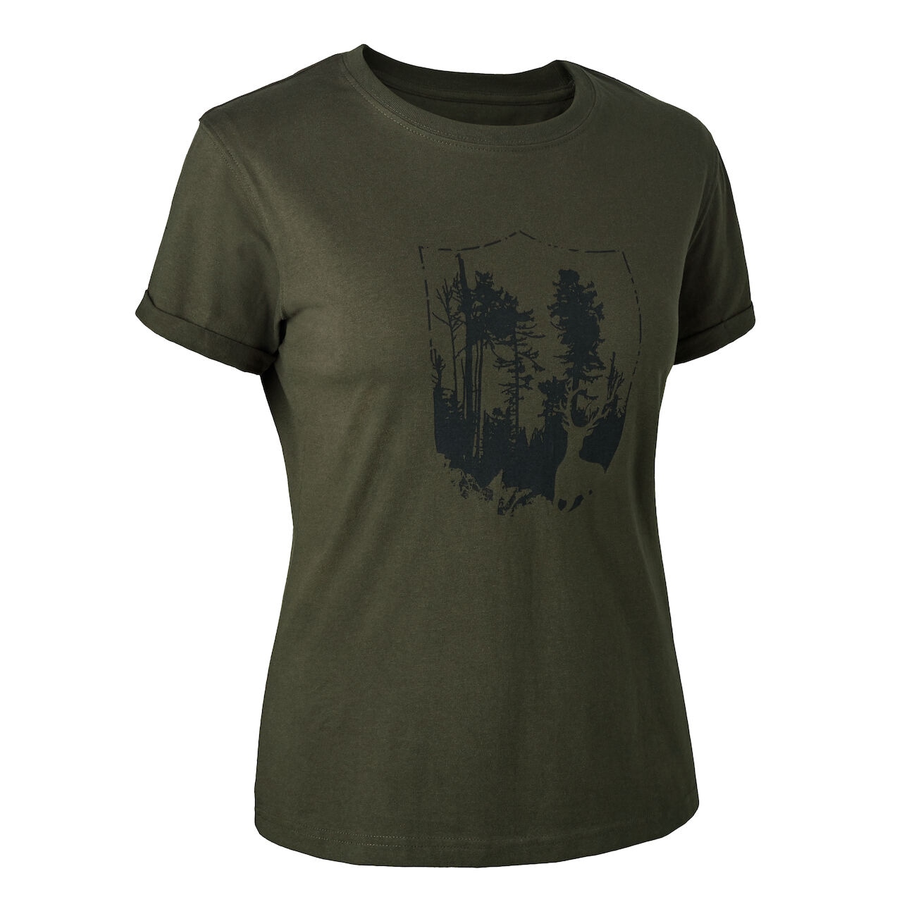 Kjøp Deerhunter Lady T-Skjorte med Logo fra Hekta på tur!