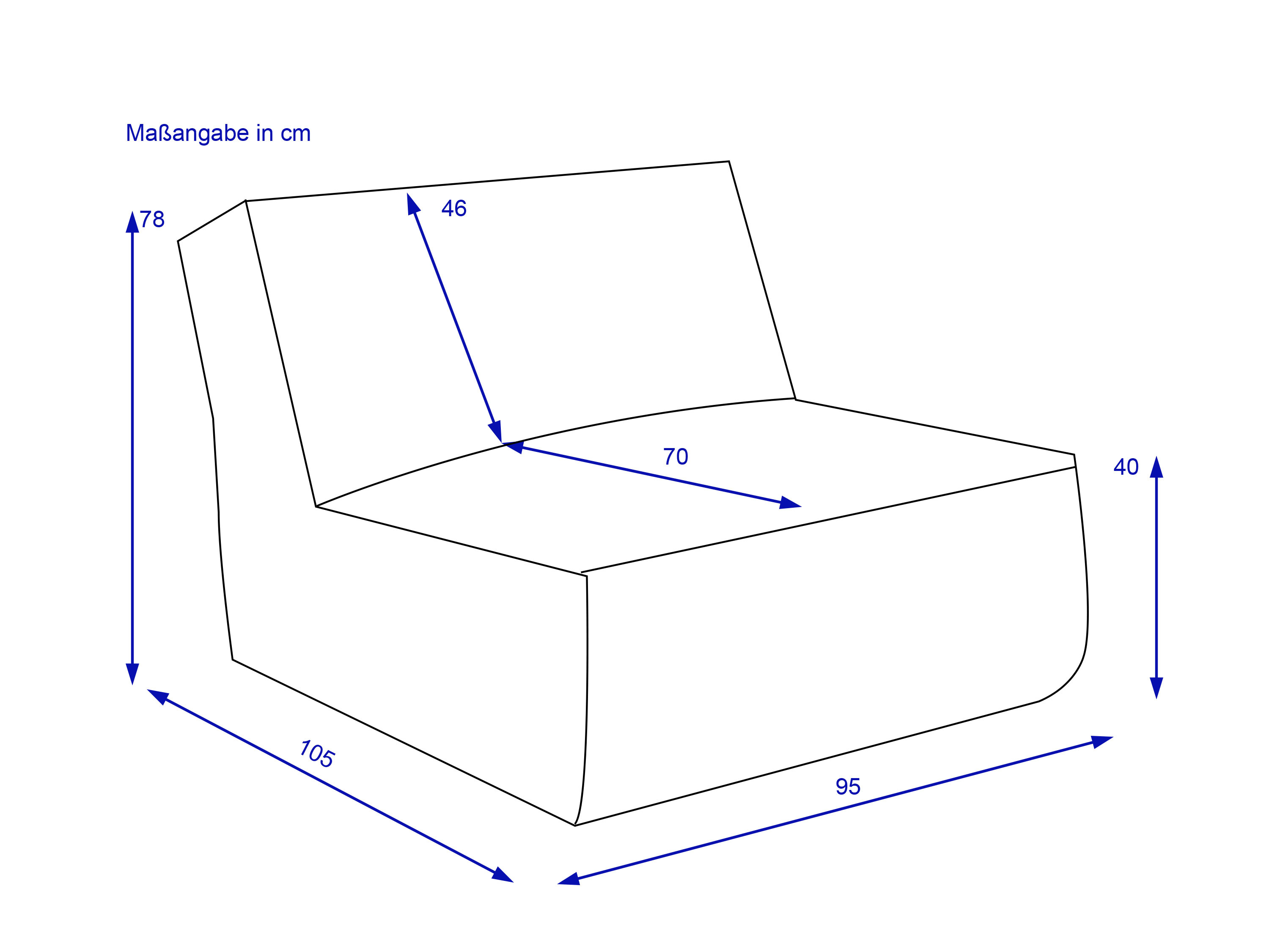 Sofaelement SANSIBAR RANTUM natur