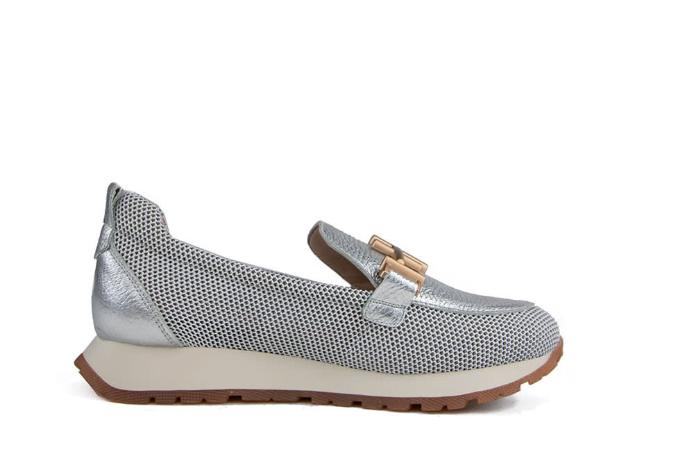 Hispanitas Loafer Kansas Boleromet White Silver