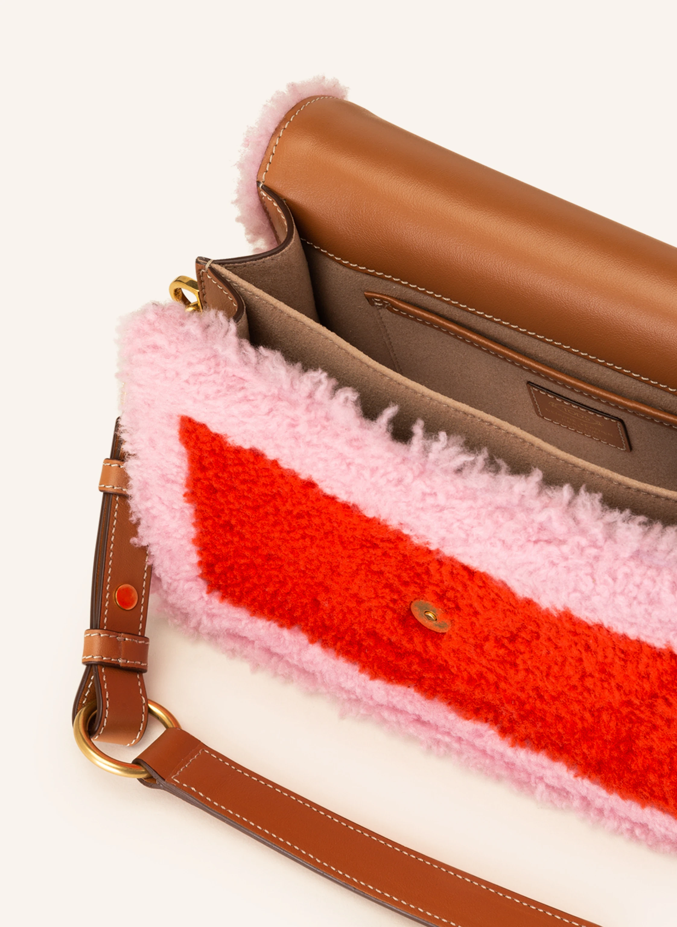 TOD'S Handtasche mit Kunstfell