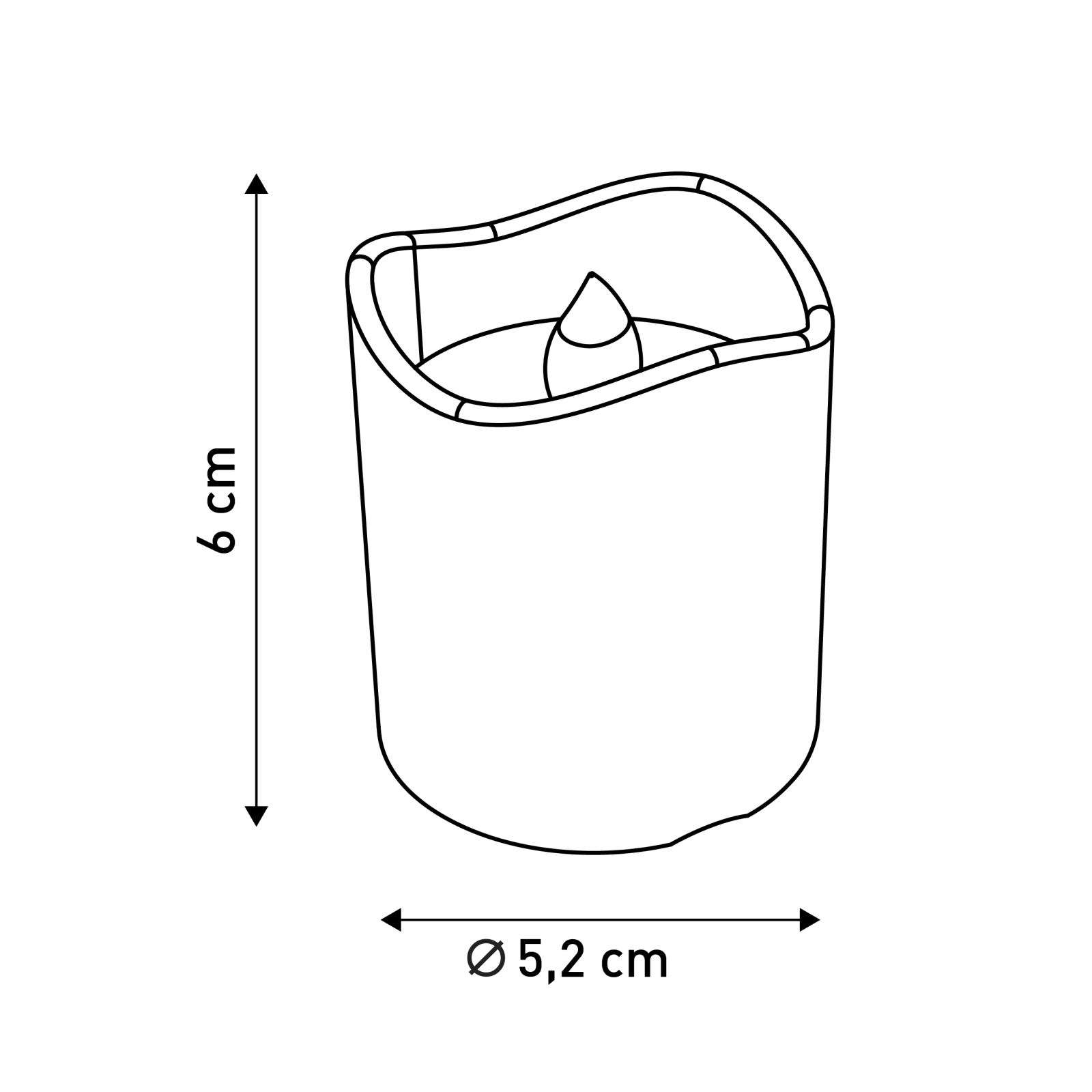 4er-Set LED-Solarkerzen - weiß - Flackereffekt - 6 cm