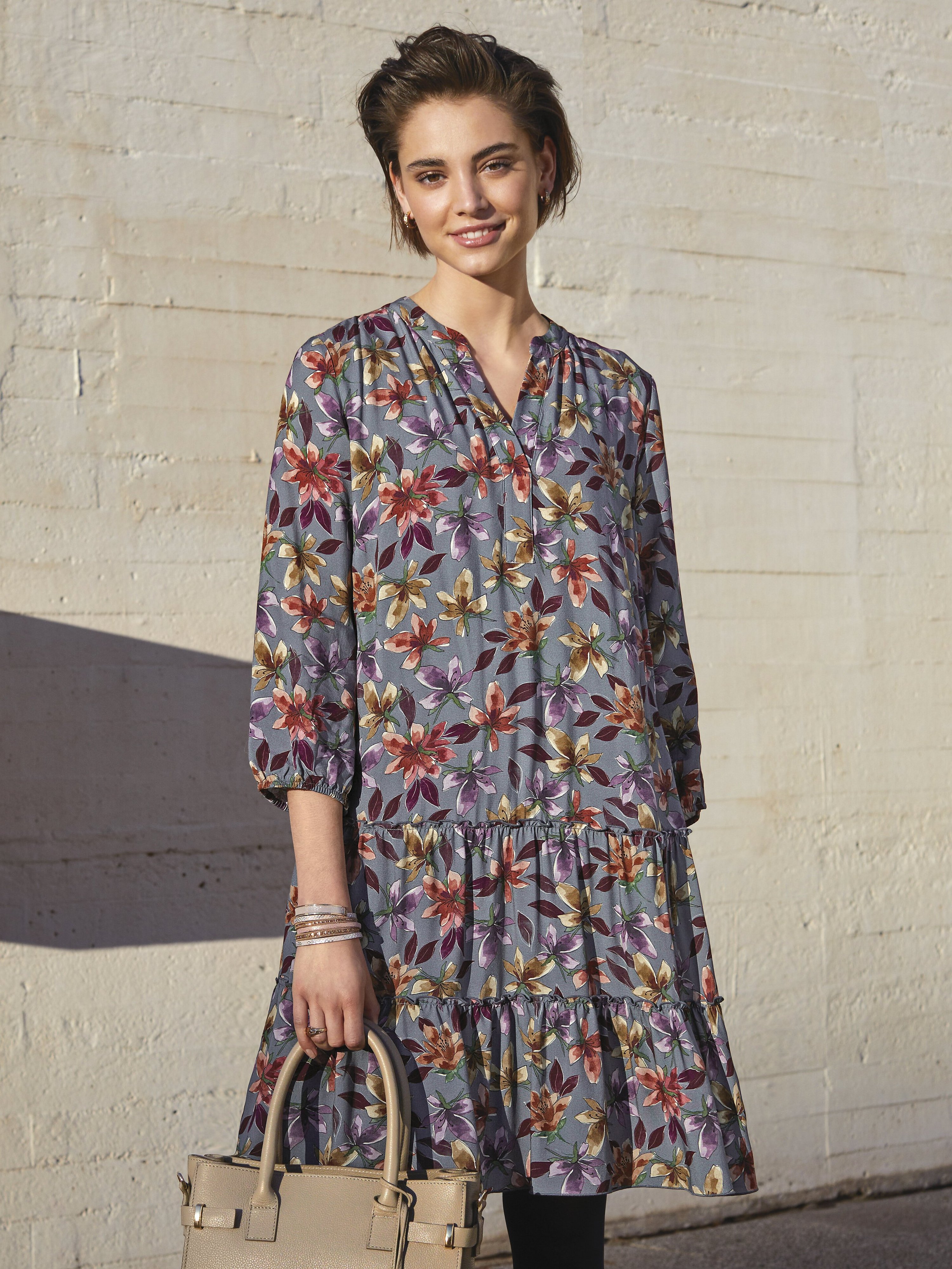 Kleid mit 3/4-Arm