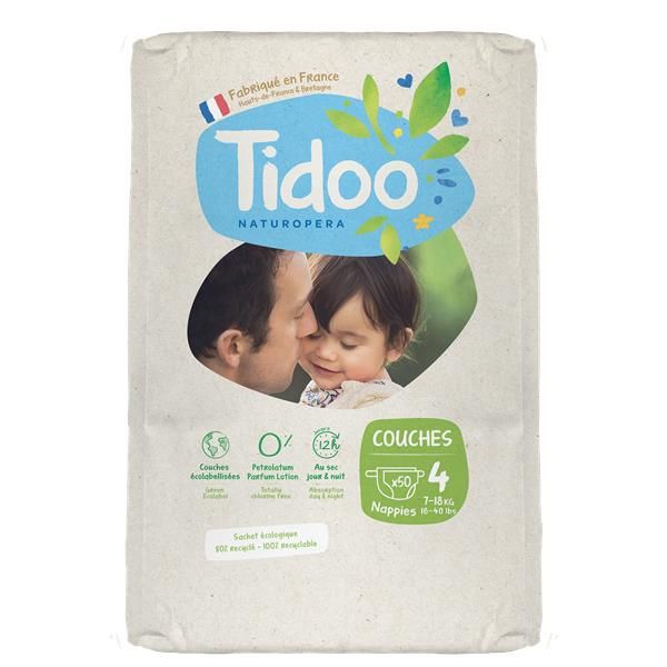 Fraldas Ecológicas Tam.4 (7-18Kg) X50