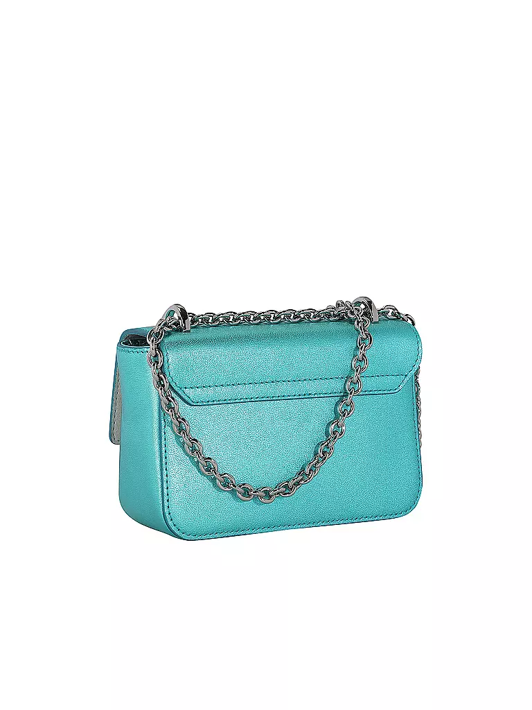 FURLA Ledertasche - Mini Bag METROPOLIS hellblau