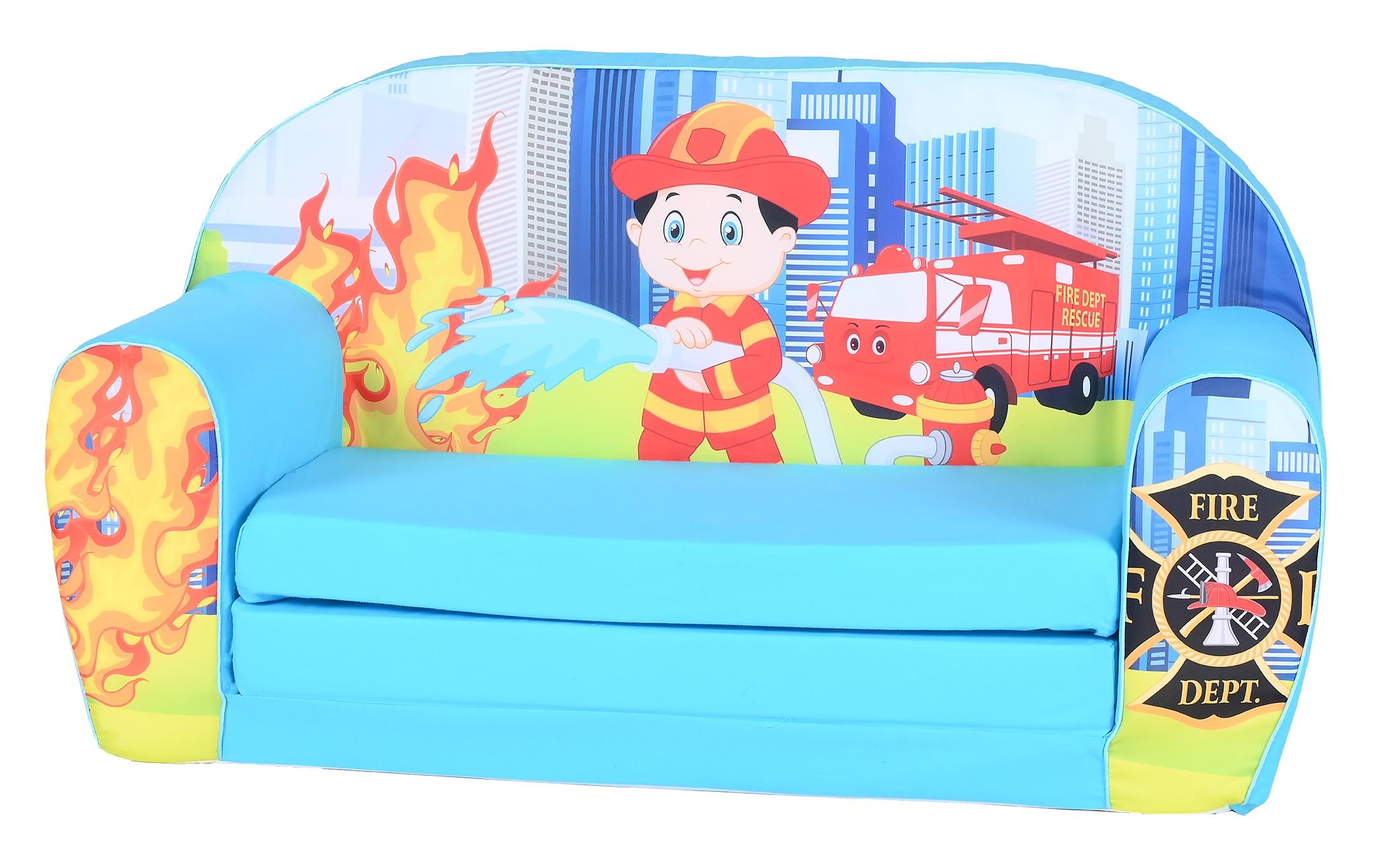 Kindersofa FeuerwehrKlappsofa