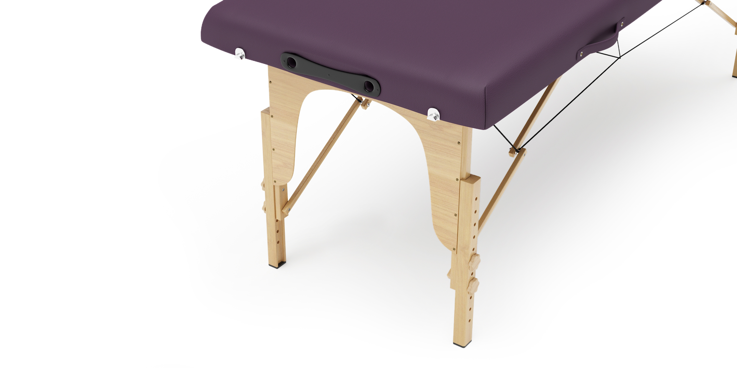 Massageliege 2-Zonen violett