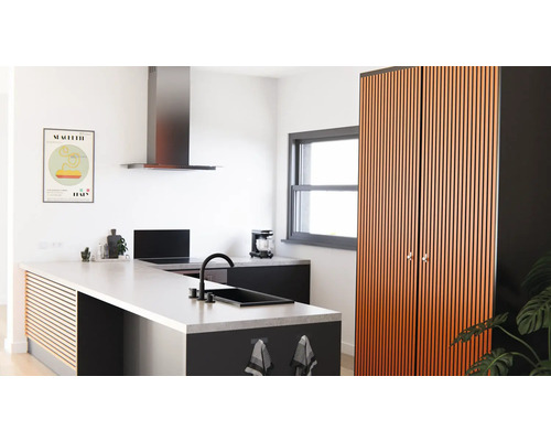 Fjordwall Akoestisch Paneel Linoleum Oranje 2400 x 600 x 20 mm