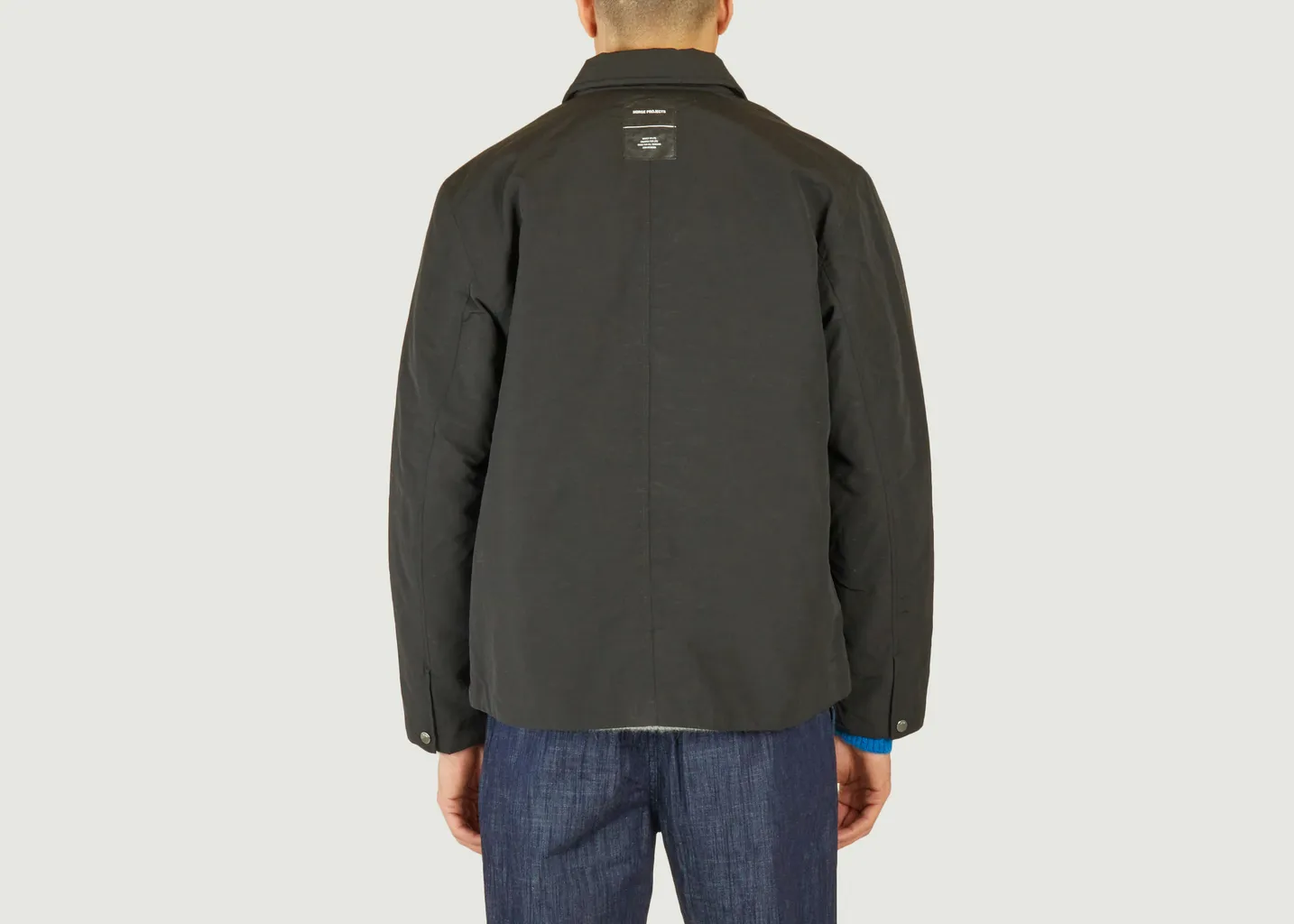 Veste en Nylon Ciré Pelle Norse Projects