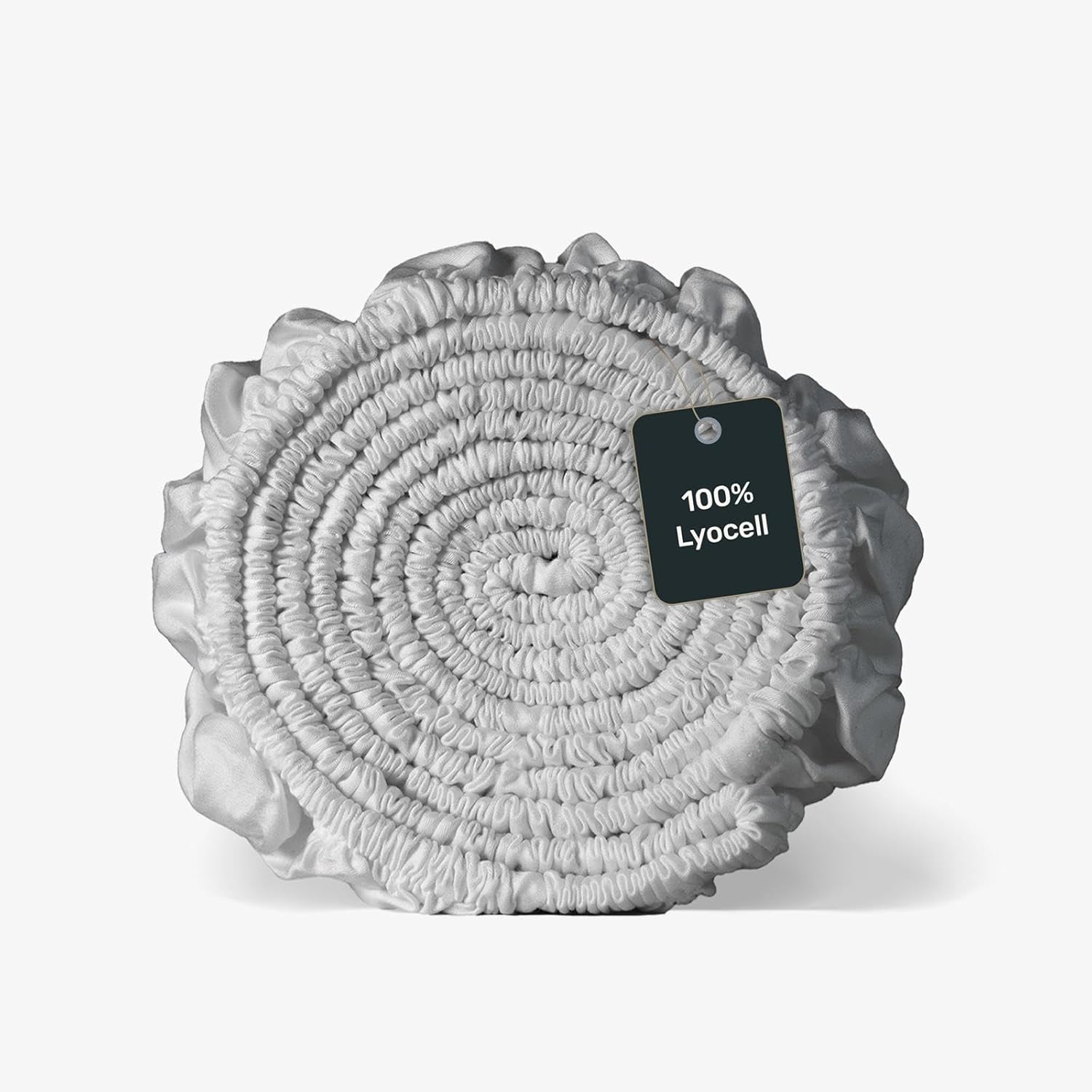 twenty:three Lyocell Spannbettlaken 160x200 Light Gray - 100% Tencel - Gewonnen aus Eukalyptus - Hochwertig - Nachhaltig - Atmungsaktiv - Luxus - Hypoallergen