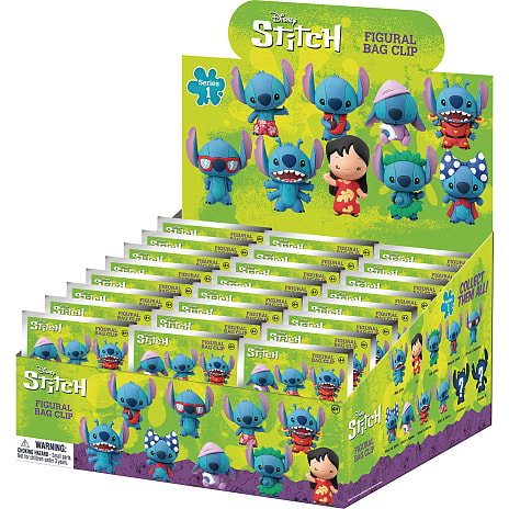 Disney Stitch skumnøglering ca. 6,5 cm – flere varianter – assorteret