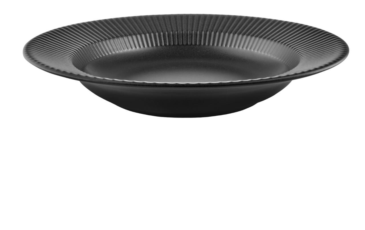 Suppen- & Pastateller Legio Nova 25 cm, 4 Stück,Schwarz<br>Tellerset