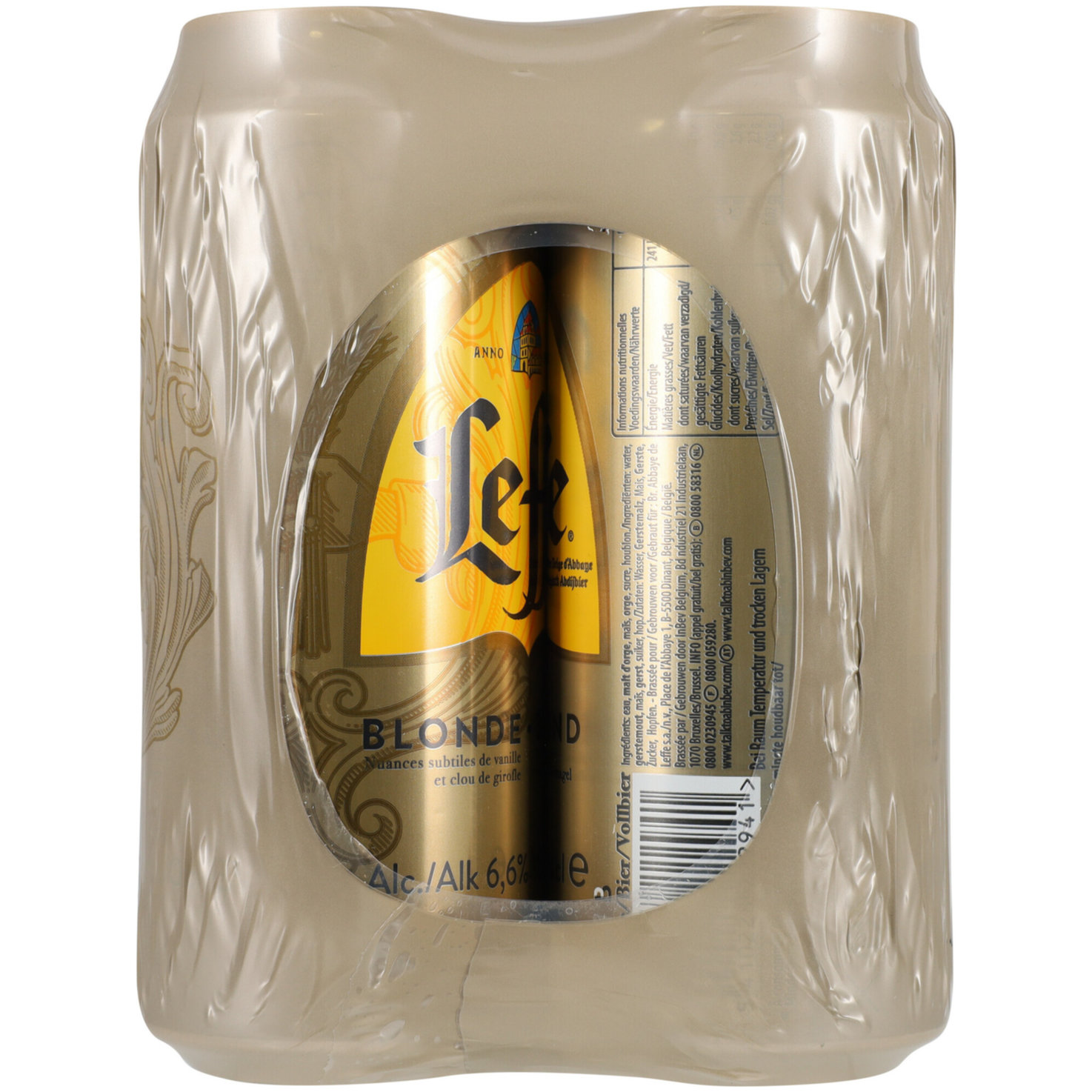 Leffe Bier Blonde Dose 4x50cl -200cl