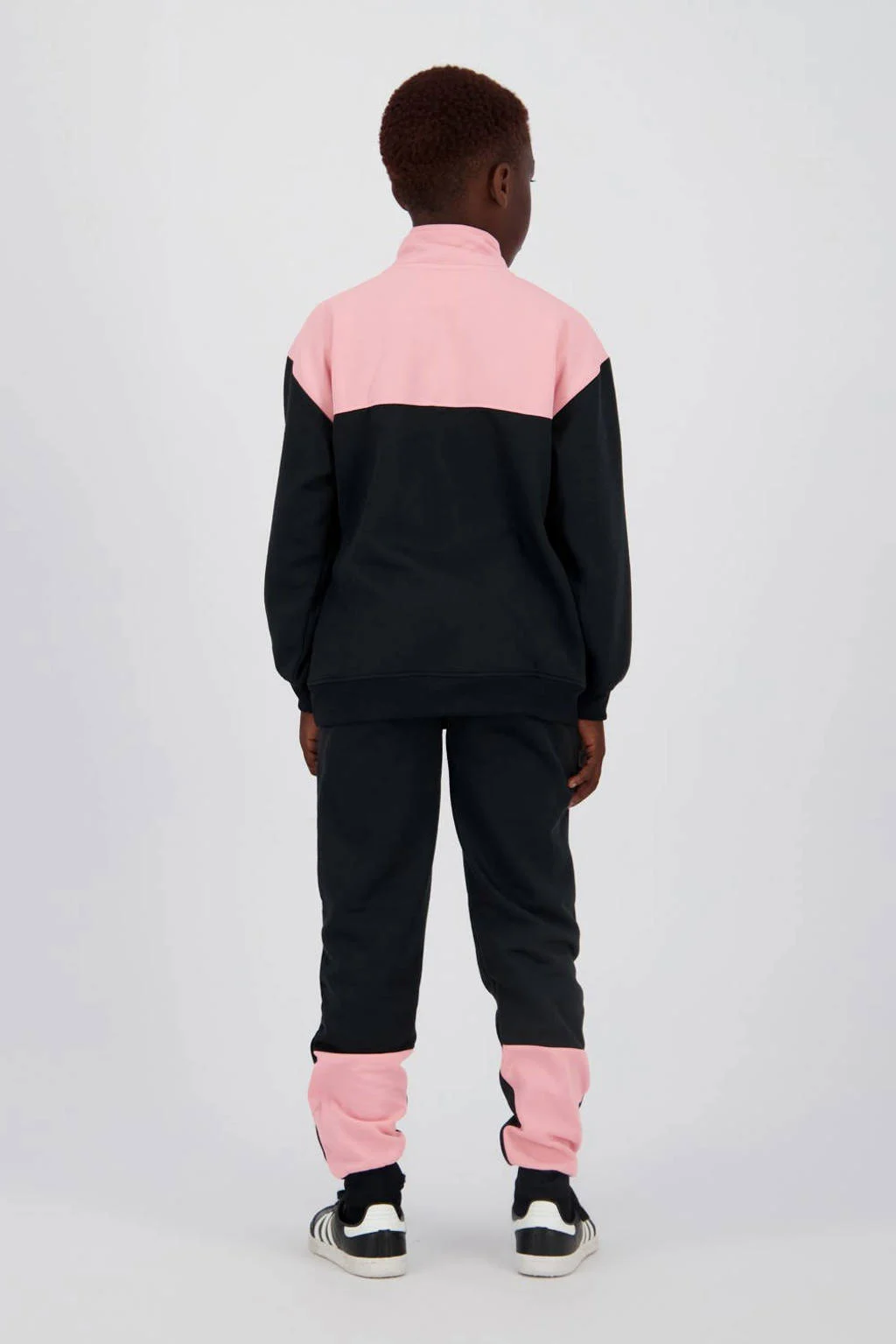 Messi sweater + joggingbroek lichtroze/zwart