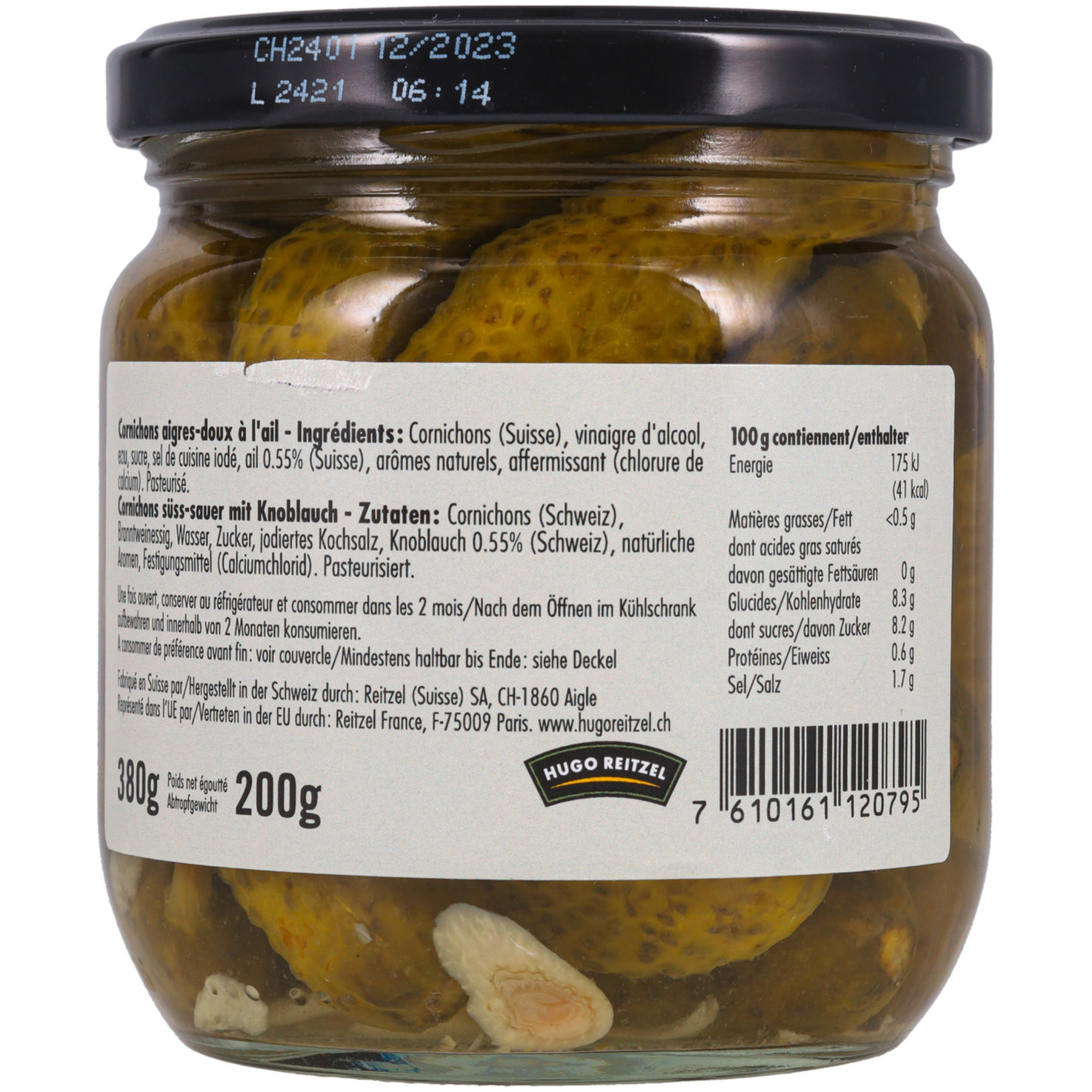 Hugo Cornichons & Knoblauch