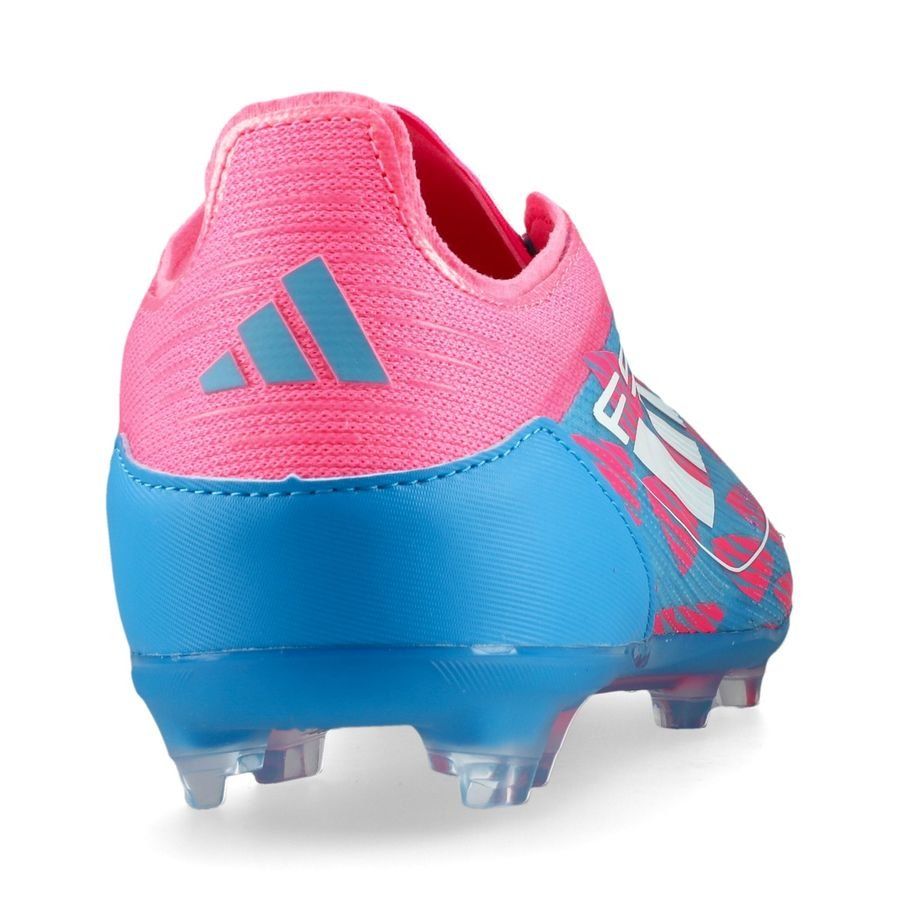 adidas F50 Pro FG Reemergence - Bleu/Blanc/Rose Enfant