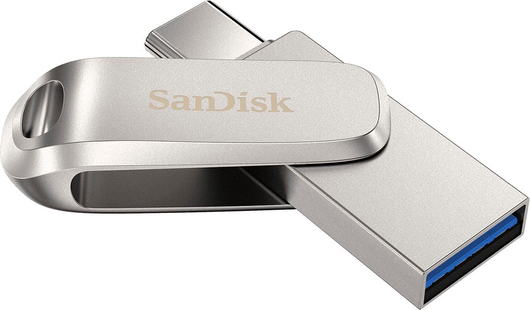 Sandisk USB-Stick »Ultra® Dual Drive Luxe USB Type-C™ 32 GB« (32GB GB USB 3.1 Lesegeschwindigkeit 150 MB/s)