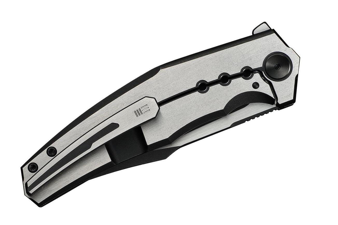 WE Knife Kyklos WE23086-3 Blackwashed M390, Satin Black Titanium, zakmes