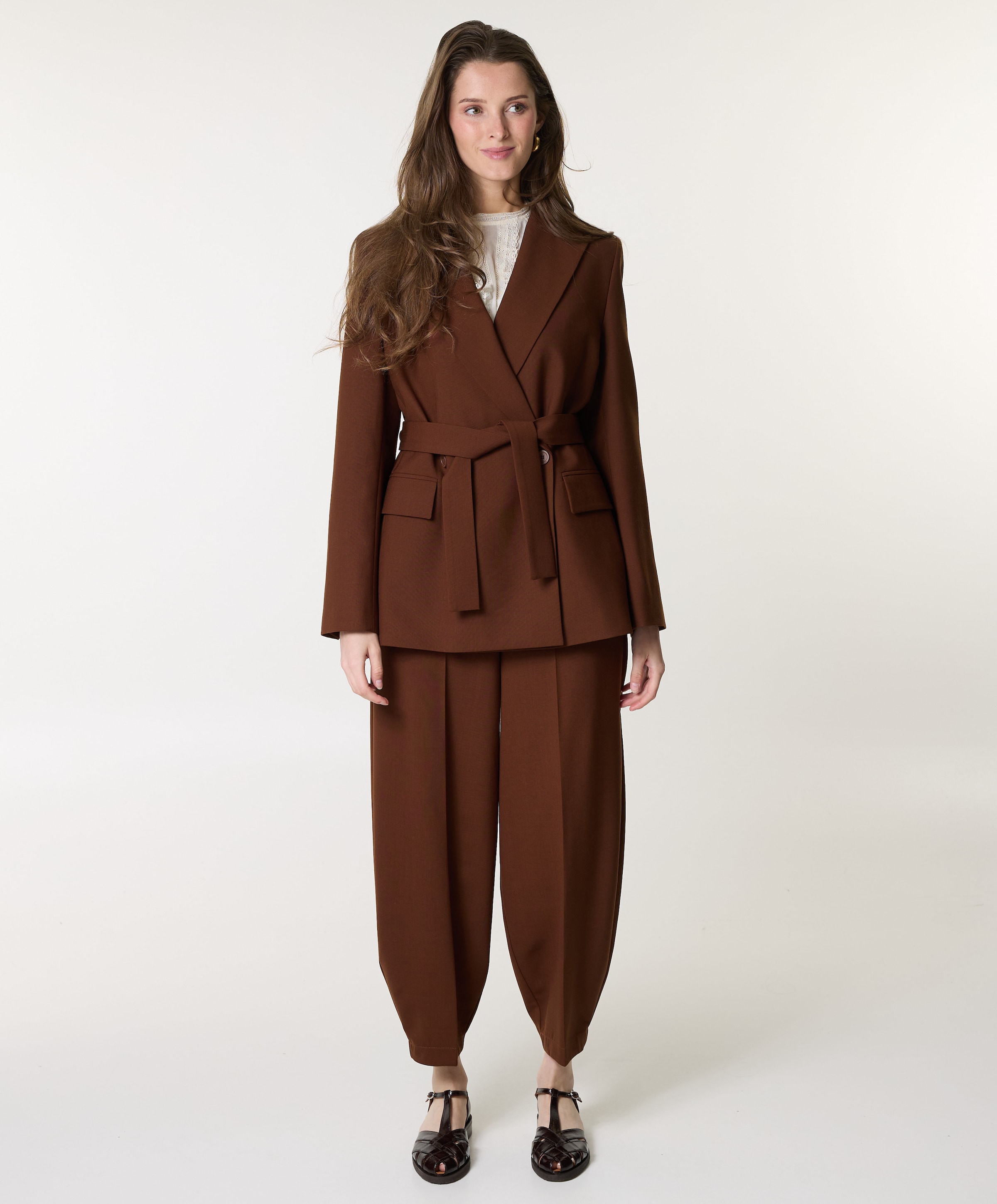 Semicouture Dames blazer bruin