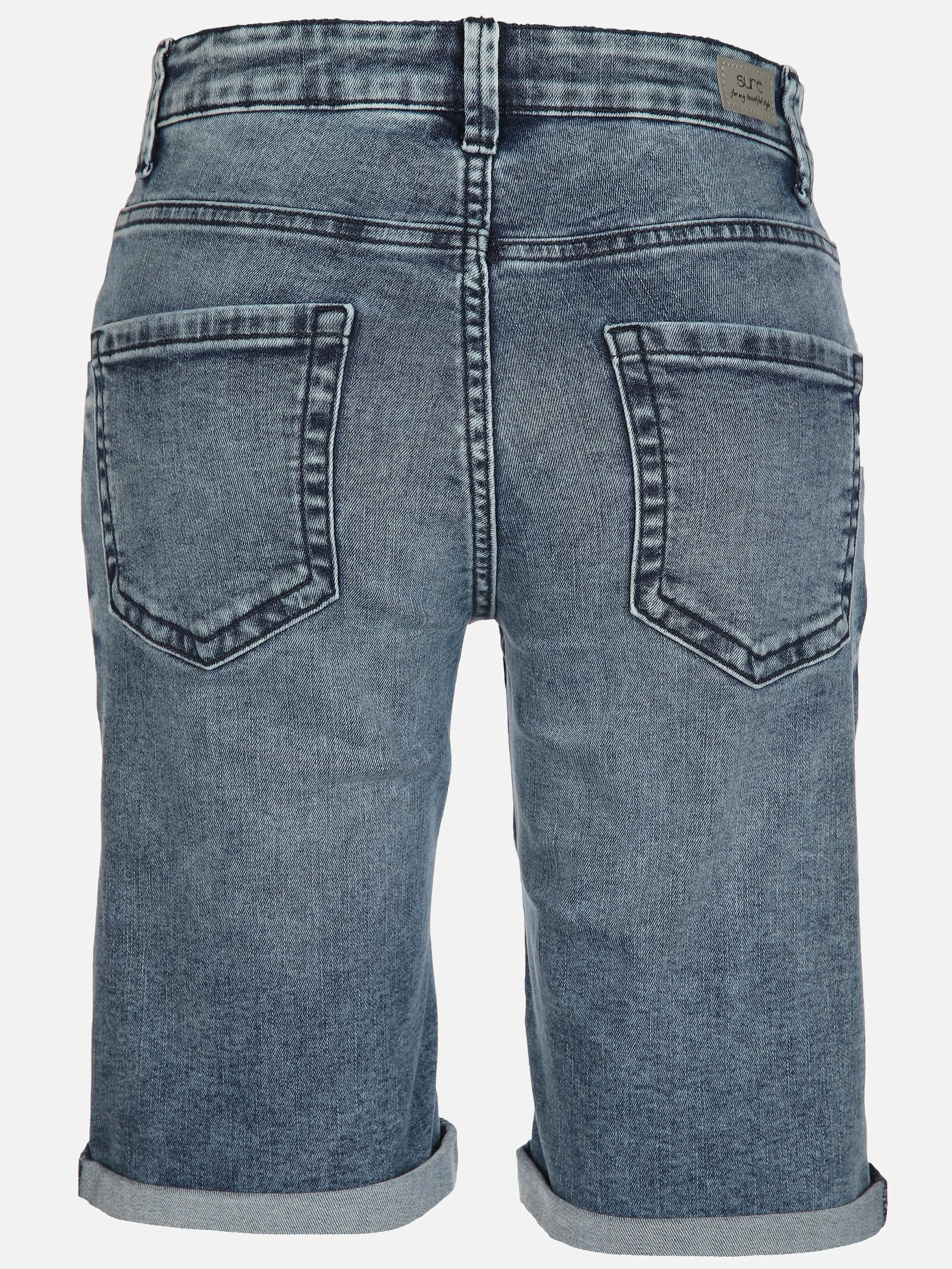 Damen Bermuda Jeanshose