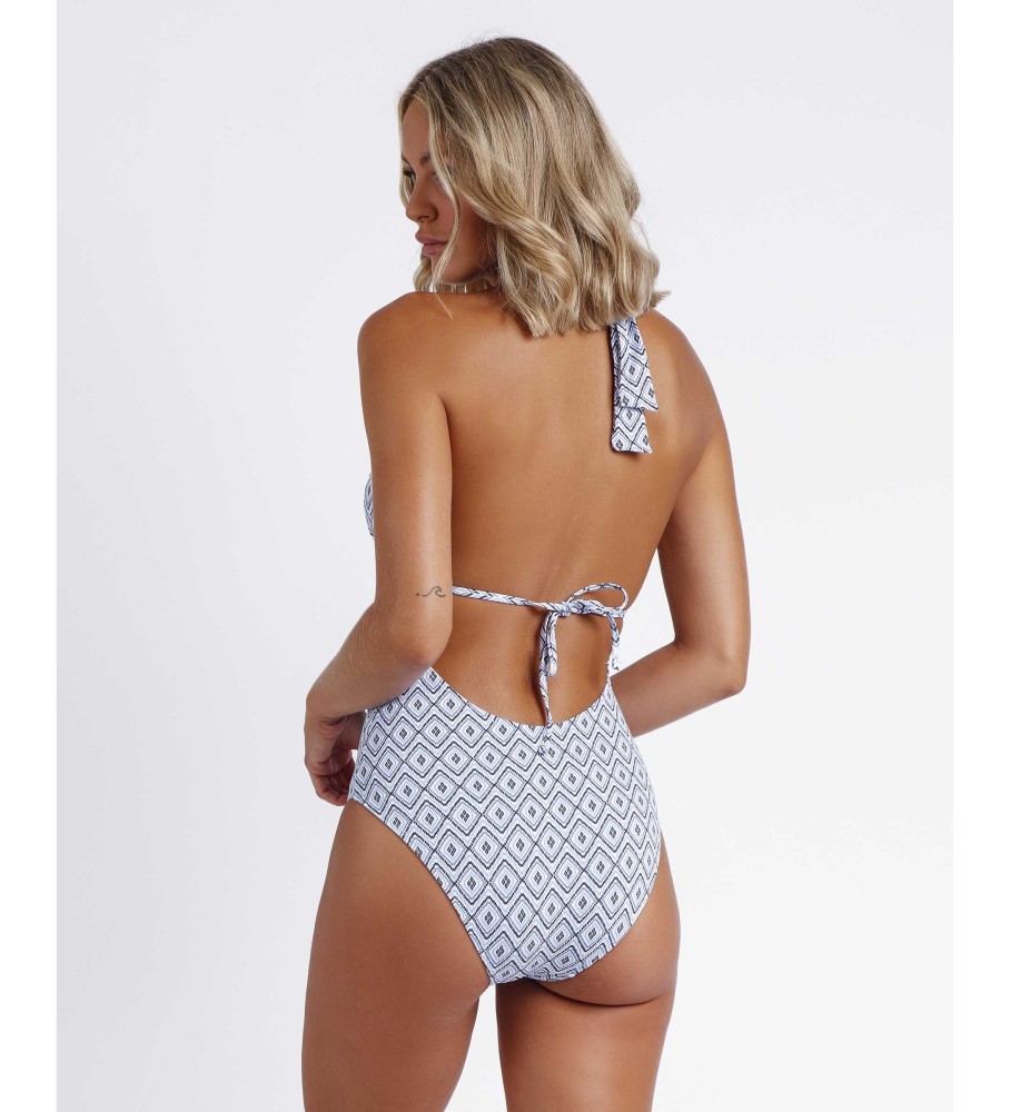 Maiô Admas Halter Cup Azul Grego