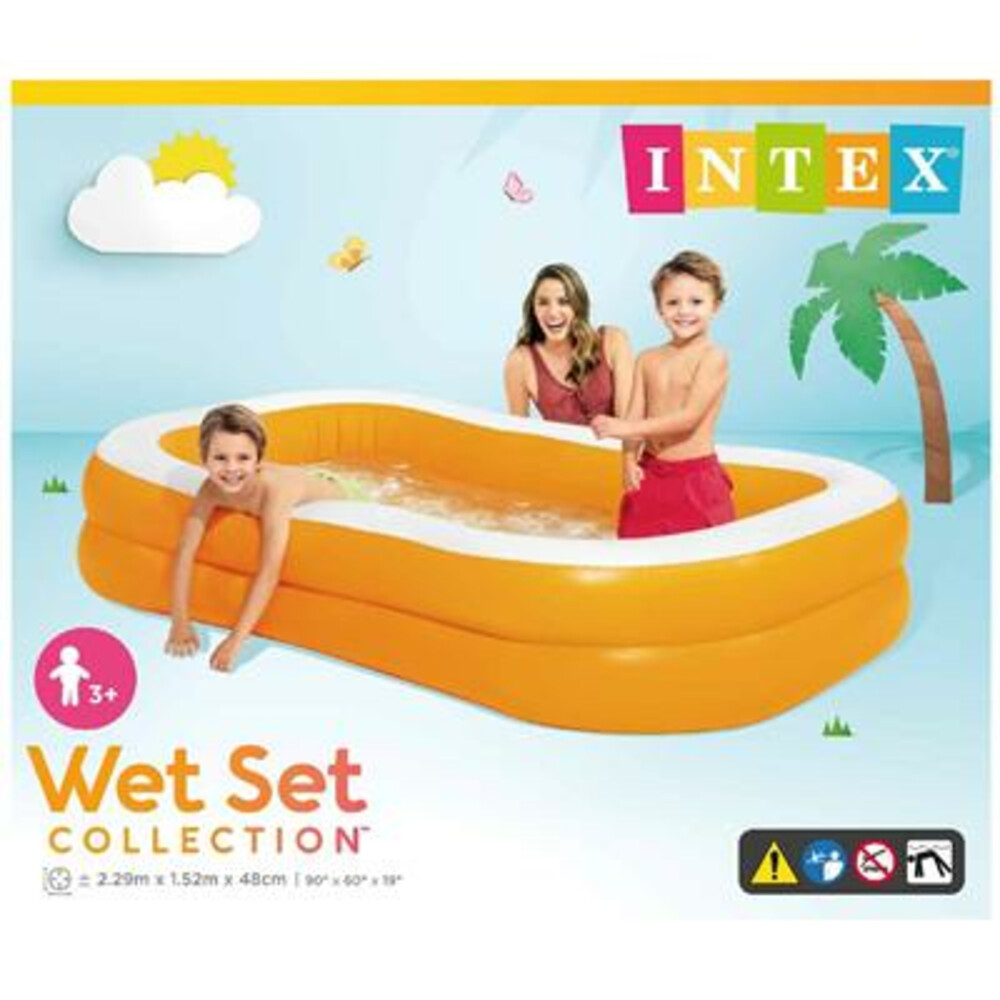 Intex Mandarin Zwembad 229x147x46 cm