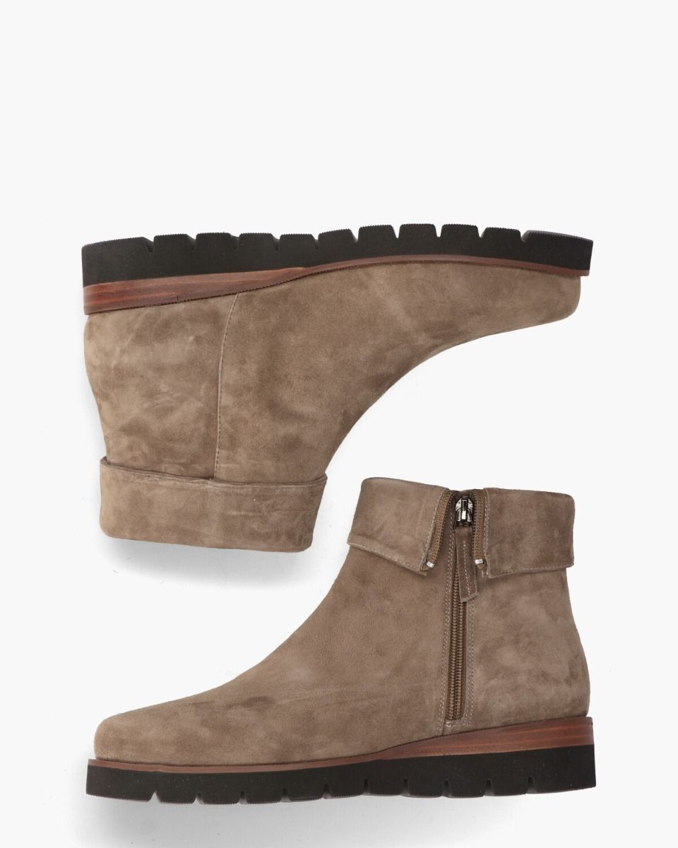 Di Lauro Nanet Taupe Dames Enkelboots
