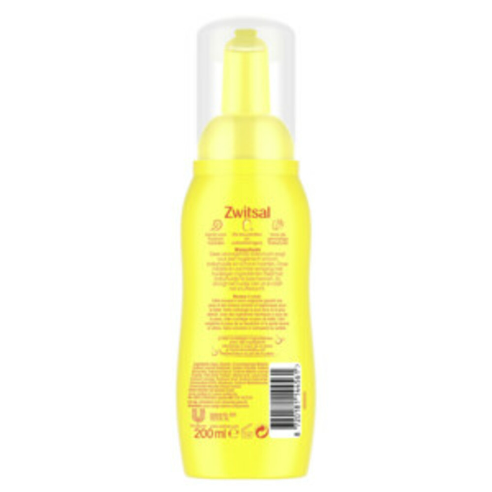 6x Zwitsal Wasschuim 200 ml