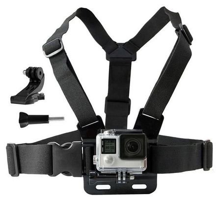 Harnais de Fixation Poitrine pour GoPro Hero 6 5 black 4 3  3 2 1 Sangle Poitrine Caméra Gopro